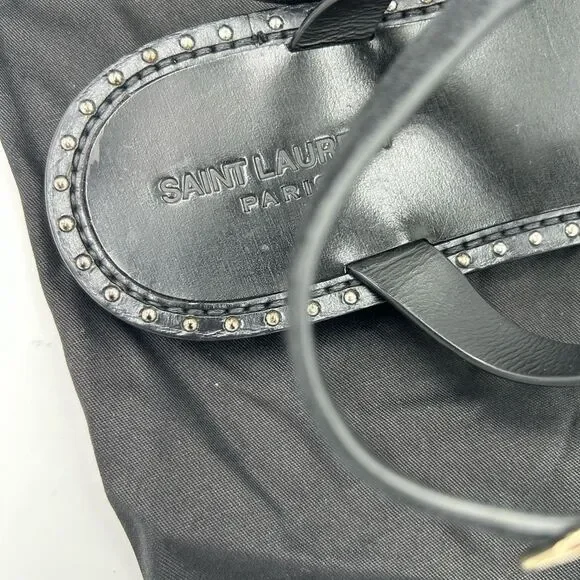 Women's Saint Laurent Ysl, Cassandra sandals size 39.5 made in Italy - Picture 9 of 11